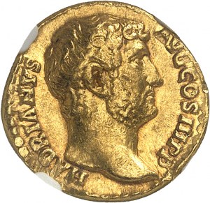 Hadrián (117-138). Aureus ND (134-138), Řím.