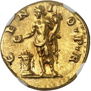 Hadrián (117-138). Aureus ND (134-138), Rím.