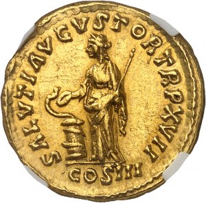 Marek Aureliusz (161-180). Aureus 162-163, Rzym.
