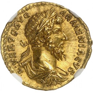 Lucius Verus (161-169). Aureus 163-164, Rome.