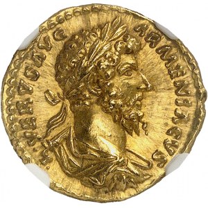 Lucjusz Werus (161-169). Aureus 163-164, Rzym.