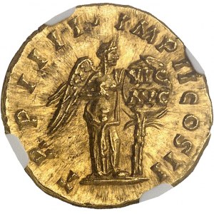 Lucjusz Werus (161-169). Aureus 163-164, Rzym.