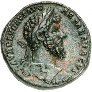 Lucjusz Werus (161-169). Sestercja ND (163-164), Rzym.