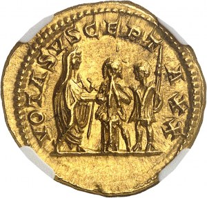 Septimius Severus (193-211). Aureus ND (207), Rome.