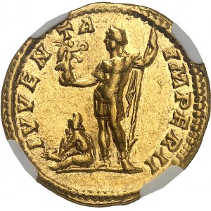 Caracalla (198-217). Aureo 199-200, Roma.