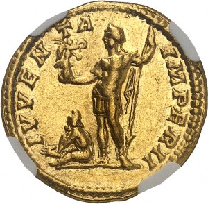 Caracalla (198-217). Aureo 199-200, Roma.