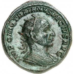 Trajan Dèce (249-251). Double sesterce 249-251, Rome.