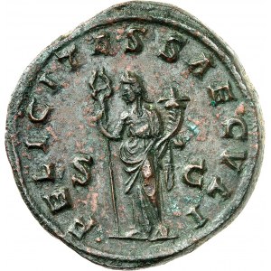 Traján Decius (249-251). Dvojitá sestercie 249-251, Řím.