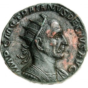Trajan Decjusz (249-251). Podwójna sestercja 249-251, Rzym.