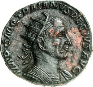 Trajan Decius (249-251). Double sesterce 249-251, Rome.