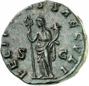 Traján Decius (249-251). Dvojitá sestercie 249-251, Řím.