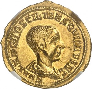 Hostilian (251). Aureus ND (251), Rím.