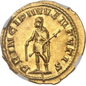 Hostilian (251). Aureus ND (251), Řím.