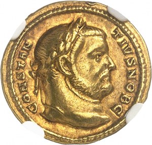 Konstancjusz I Chlorus (293-306). Aureus ND (ok. 295-305), Trewir.