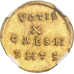 Konstantin II (337-350): násobek nebo medailon v modulu 2 solidi 327, Thessalonica.