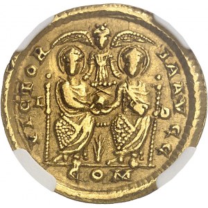 Eugeniusz (392-394). Solidus ND, Lyon.
