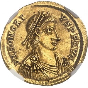 Honoriusz (393-423). Solidus 402-406, Rawenna.