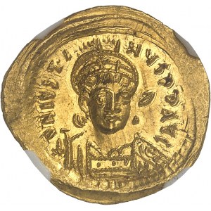 Justín I. (518-527). Solidus ND, Konštantínopol, 2. úrad.