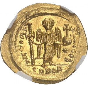 Justyn I (518-527). Solidus ND, Konstantynopol, 2. gabinet.