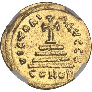 Tiberius II Konštantín (578-582). Solidus ND, Konštantínopol, 2. úrad.