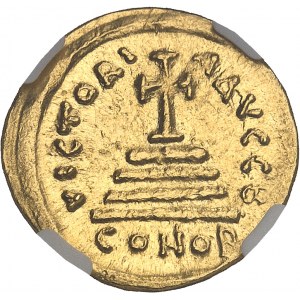 Tiberius II Konstantin (578-582). Solidus ND, Konstantinopol, 2. úřad.