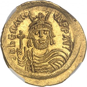 Heraklius (610-641). Solidus ND (610-613), Konstantinopol, 5. dispenzář.