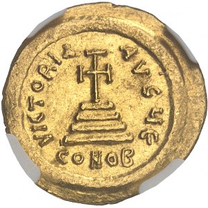Eraclio (610-641). Solidus ND (610-613), Costantinopoli, 5° dispensario.