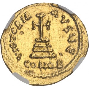 Heraklius a Heraklius Konštantín (613-641). Solidus ND (613-629), Konštantínopol, 5. ofícia.