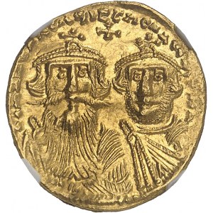 Heraklius a Heraklius Konstantin (613-641). Solidus ND (629-632), Konstantinopol, 2. officina.