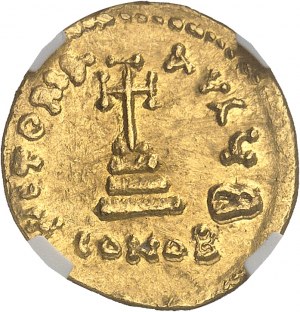 Heraklius a Heraklius Konštantín (613-641). Solidus ND (629-632), Konštantínopol, 2. úrad.