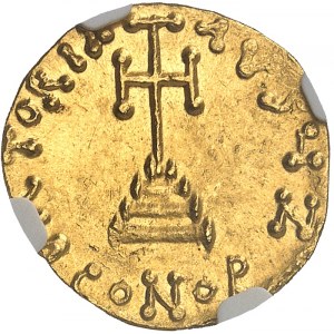 Léon III l’Isaurien (717-741). Solidus ND, Constantinople, 7e officine.