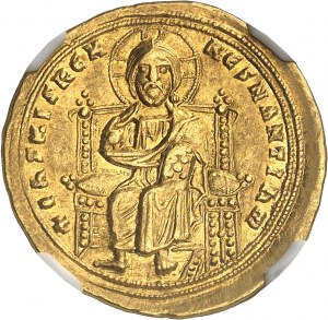 Říman III (1028-1034). Histamenon nomisma ND, Konstantinopol.