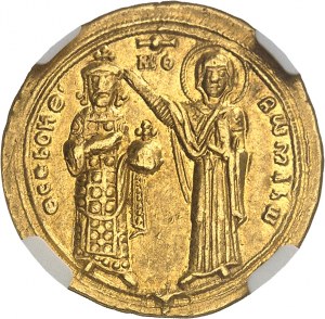 Říman III (1028-1034). Histamenon nomisma ND, Konstantinopol.
