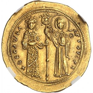 Teodora (1055-1056). Histamenon nomisma 1055-1056, Konštantínopol.