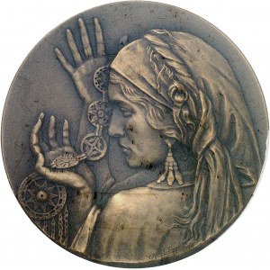 Terza Repubblica (1870-1940). Medaglia, Esposizione delle Arti Indigene, di Camille Alaphilippe, Sciopero speciale (SP) 1938, Parigi (Arthus-Bertrand).