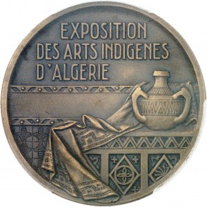 Tretia republika (1870-1940). Medaila, Výstava pôvodného umenia, Camille Alaphilippe, Zvláštna stávka (SP) 1938, Paríž (Arthus-Bertrand).