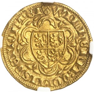 Berg (hrabství a poté vévodství), Vilém II. z Julie (1360-1408). Florin d'or ND (před 1389), Mülheim.