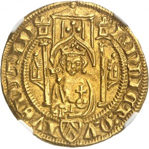 Berg (contea e poi ducato), Guglielmo II di Juliers (1360-1408). Florin d'or ND (prima del 1389), Mülheim.