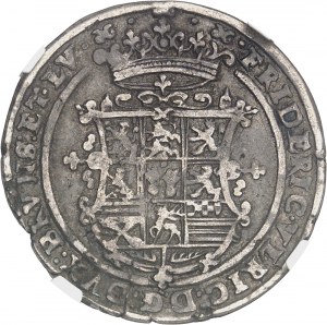 Brunswick-Wolfenbüttel, Frédéric-Ulrich (1613-1634). 1/4 de thaler 1633 HS, Zellerfeld.