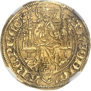 Kolonia (arcybiskupstwo), Thierry II de Moers (1414-1463). Florin d'or ND (1425-1426), Riel.