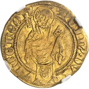 Juliers i Guelders (księstwa), Renaud IV (1402-1423). Florin d'or ND (1422), Bergheim.
