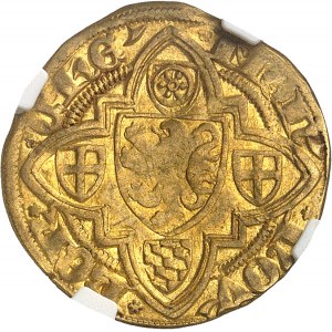 Juliers et Gueldre (duchés de), Renaud IV (1402-1423). Florin d’or ND (1422), Bergheim.