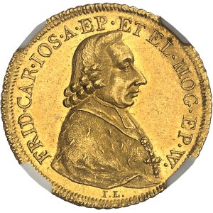 Mohuč (arcibiskupství), Frédéric-Charles Joseph d'Erthal (1774-1802). Ducat 1795 IL-IA, Mainz.