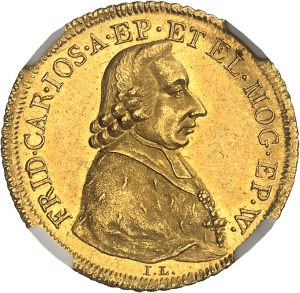 Mohuč (arcibiskupství), Frédéric-Charles Joseph d'Erthal (1774-1802). Ducat 1795 IL-IA, Mainz.