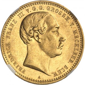 Mecklenburg-Schwerin, Friedrich Franz III. (1883-1897). 10. Mark 1890, A, Berlin.