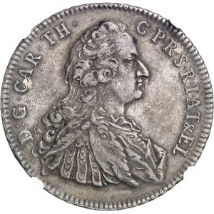 Kurfiřtství falcké, Charles Théodore de Sulzbach (1742-1799). Thaler 1753 AS, Mannheim.