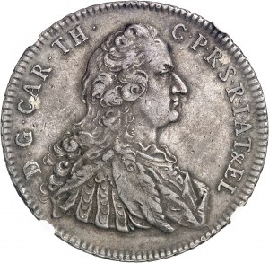 Volebný palatín, Charles Théodore de Sulzbach (1742-1799). Thaler 1753 AS, Mannheim.