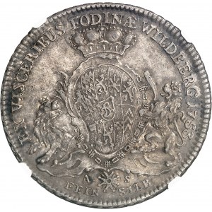 Volebný palatín, Charles Théodore de Sulzbach (1742-1799). Thaler 1753 AS, Mannheim.