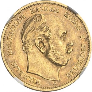 Prussia, Guglielmo I (1861-1888). 10 marzo 1886, A, Berlino.