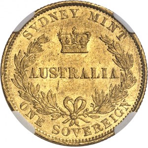 Viktorie (1837-1901). Suverén 1866, Sydney.